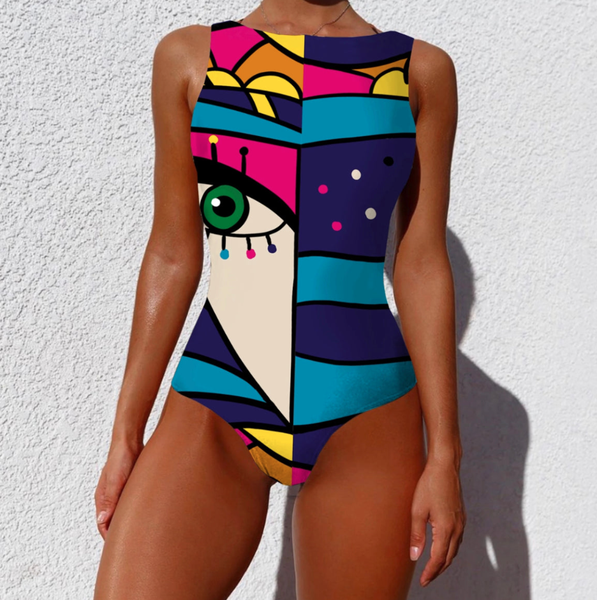 Comfy Abstract Addy Bathing Suit