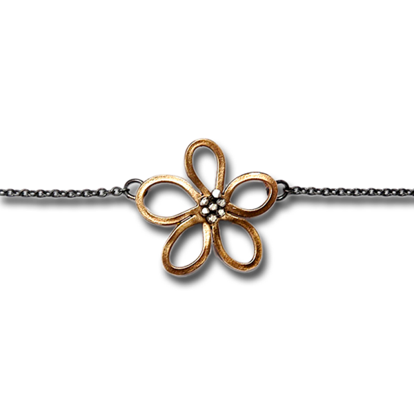 Limned Small Gold Flower Chain