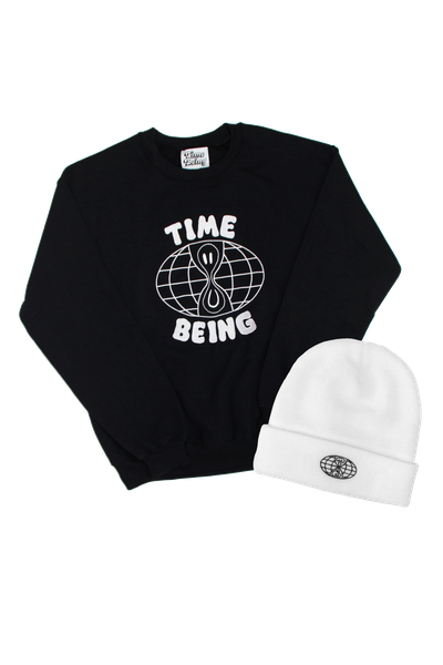 CLASSIC TIME BEING CREWNECK + BEANIE BUNDLE