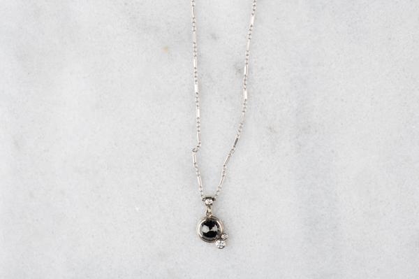 Night Sky Black Diamond Necklace
