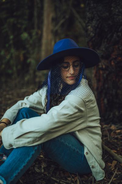 Navy Blue | Lively Ghosts Veiled Hat