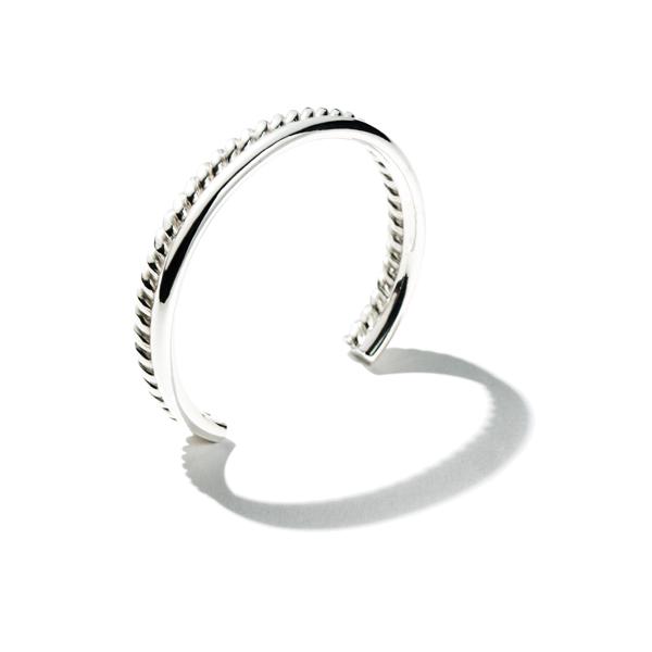 Desert Waves Linear Cuff Bracelet - Sterling Silver