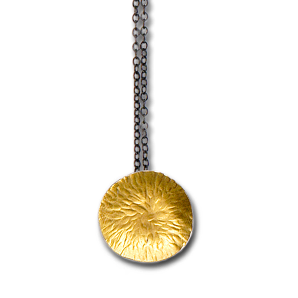 Peacock Gold Pendant Necklace