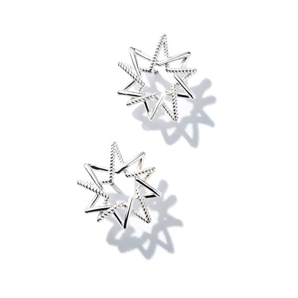 Starry Night Small Post Earrings - Sterling Silver