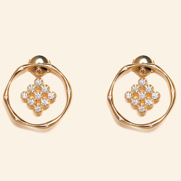 Magic Topkapi 15 Diamonds Earrings