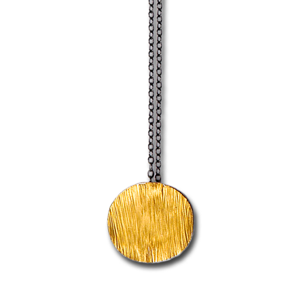 Water Gold Pendant Necklace