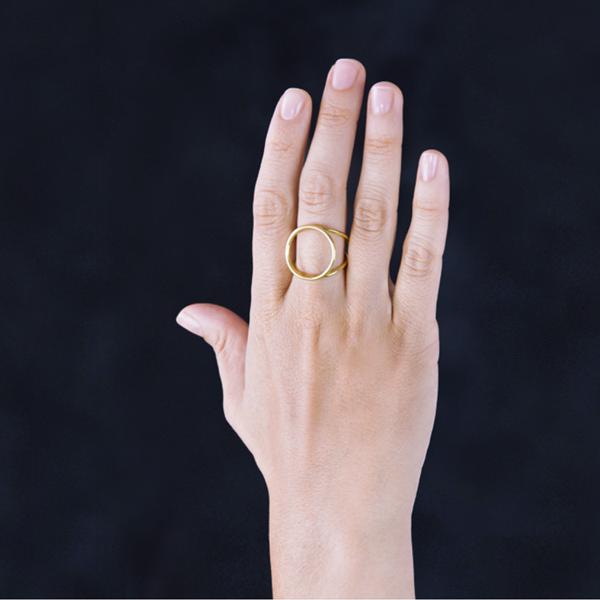 Triple Ring - Vermeil Gold
