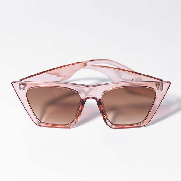 Oversized Cat Eye Sunglasses- Nude Peach