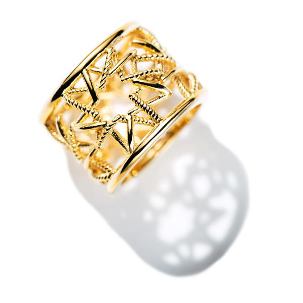 Starry Night Ring - 18kt Yellow Gold