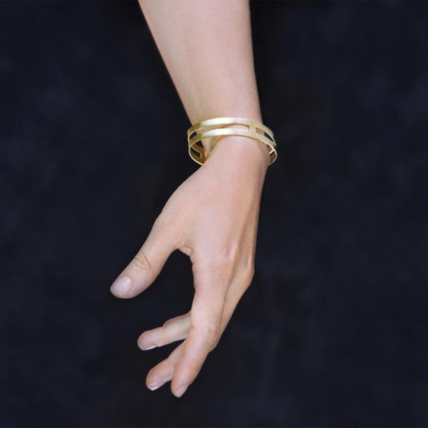 H Bracelet - Vermeil Gold