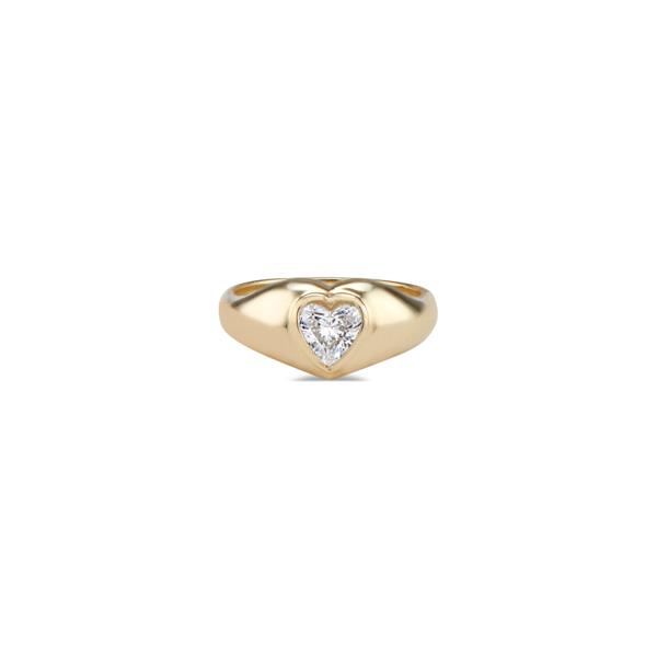 LOVE ONE ANOTHER DIAMOND HEART RING