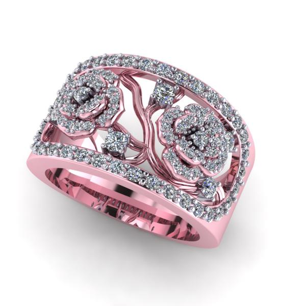 The Hibiscus Diamond Ring