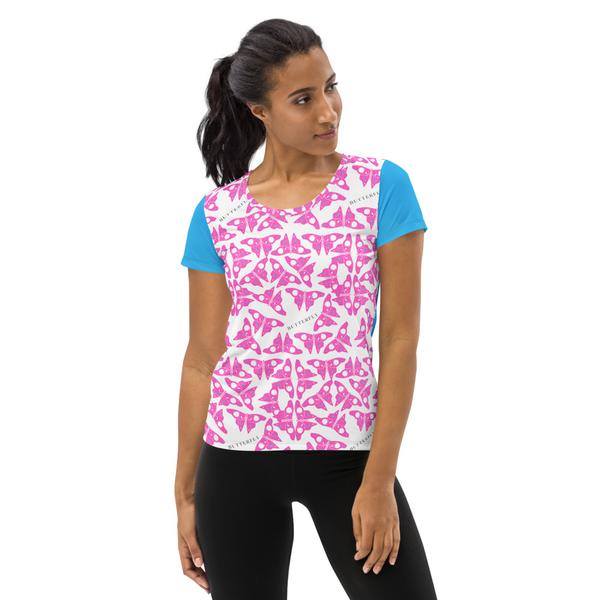BFT-All-Over Print Women's Athletic T-shirt