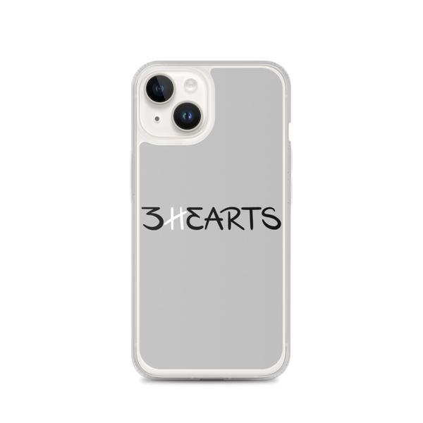 3HEARTS iPhone Case -GREY/BLACK