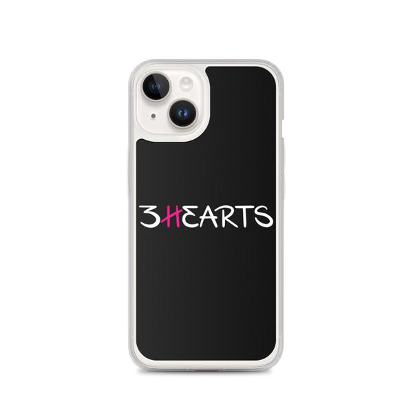 3HEARTS iPhone Case - BLACK