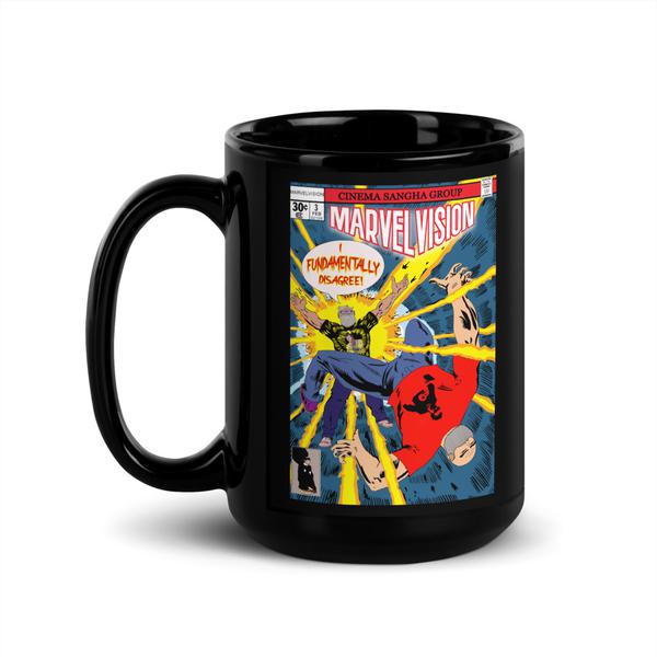MarvelVision I Fundamentally Disagree Black Glossy Mug