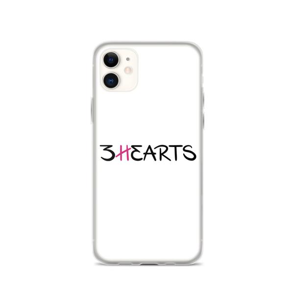 3HEARTS iPhone Case - WHITE