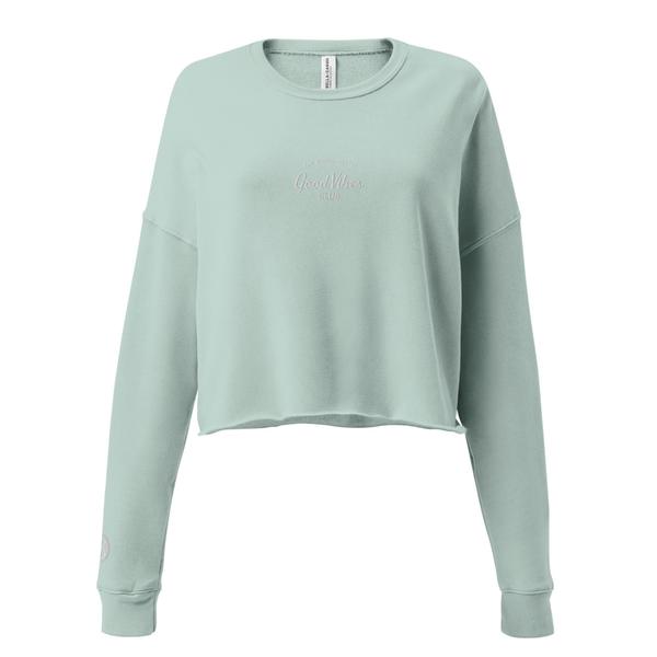 Embroidered Women's Cropped Sweatshirt