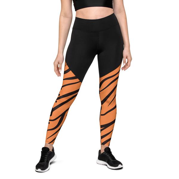 G.O.A.T Tiger Sports Leggings | Compression Fabric
