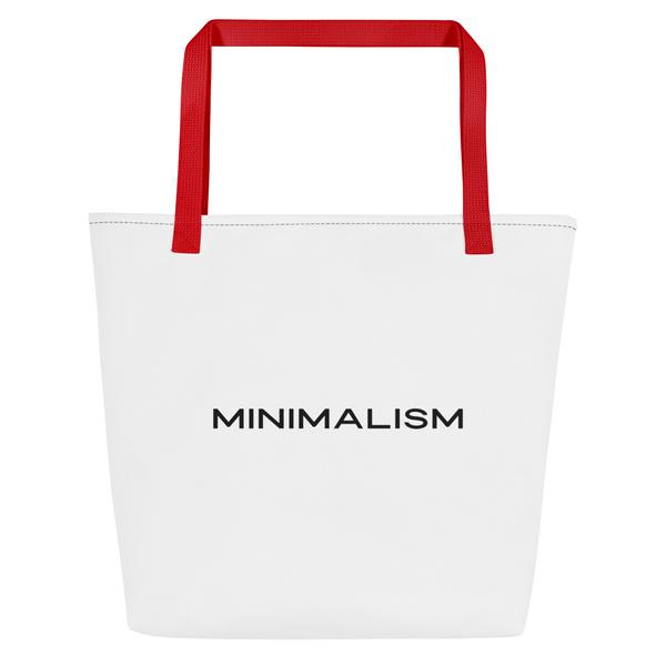 Reusable Minimalism Large Tote Bag