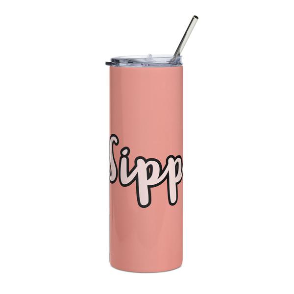 Pink Stainless steel tumbler for women