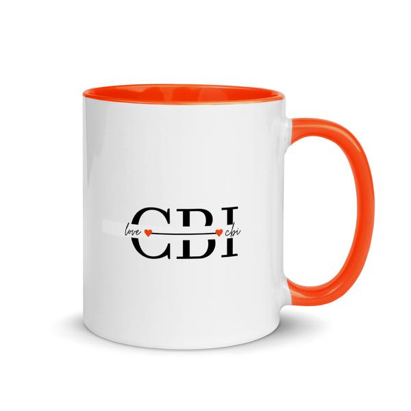 Love Is CBI Coffee Mug In Orange