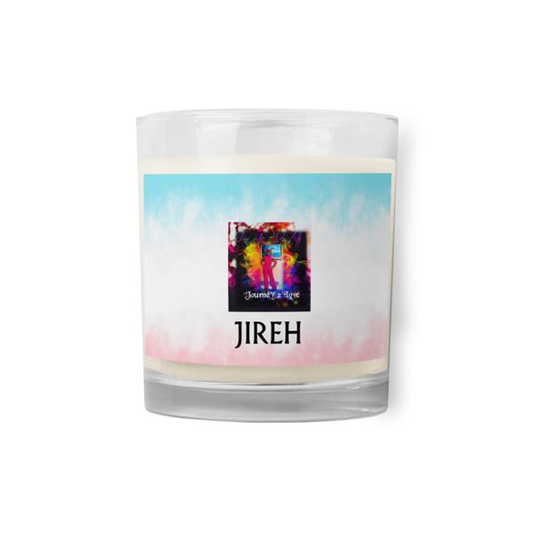 jireh Glass jar soy wax candle