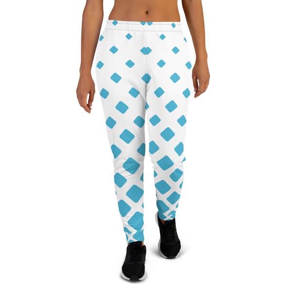 Blue and white Women's Joggers