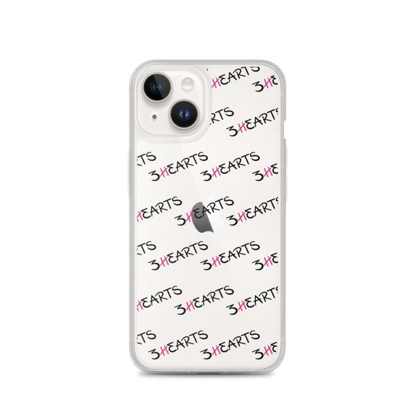 iPhone Case 3HEARTS -CLEAR/BLACK