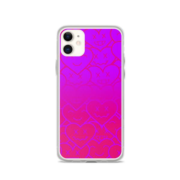 3HEARTS iPhone Case - Pink/Purple Ombre