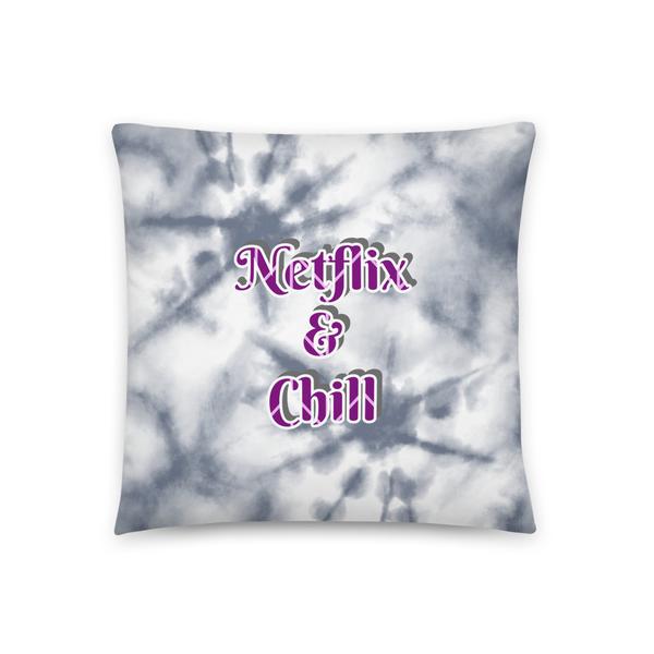 Netflix and Chill Quote Pillow