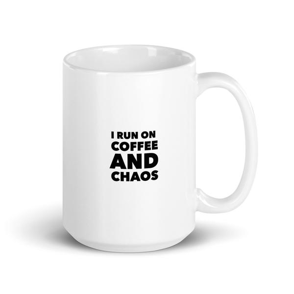 White ceramic glossy coffee  mug