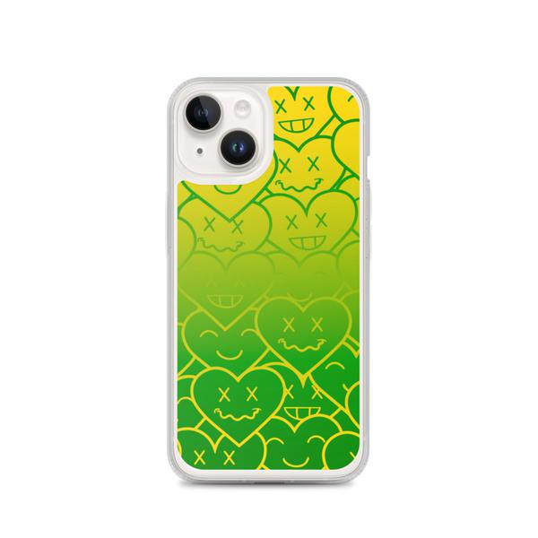 3HEARTS iPhone Case - Yellow/Green Ombre