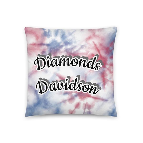 Diamonds davidson pillow
