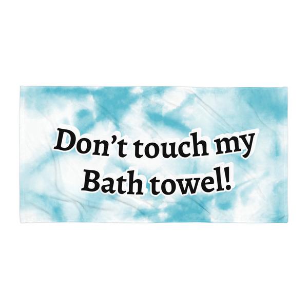 Custom bath towel