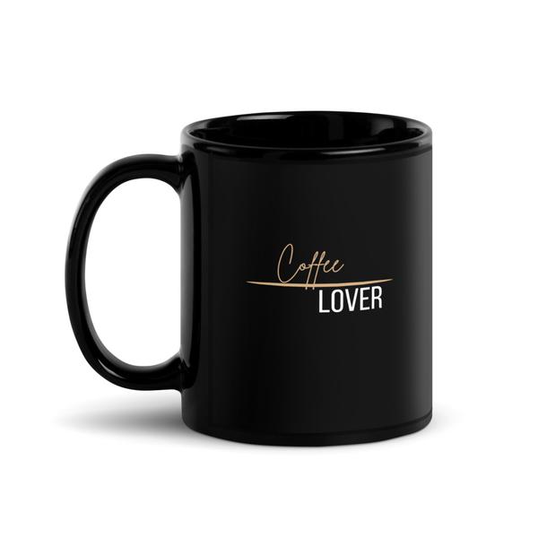 Coffee lover Black Glossy Mug