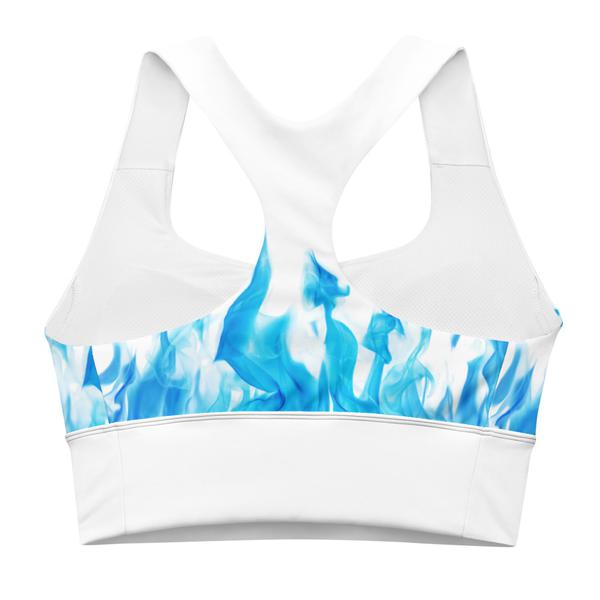 blue flame sports bra