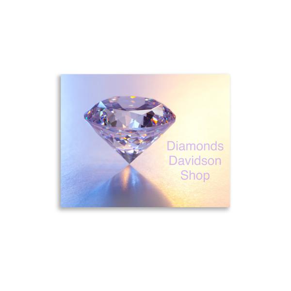 Diamonds Davidson logo Poster